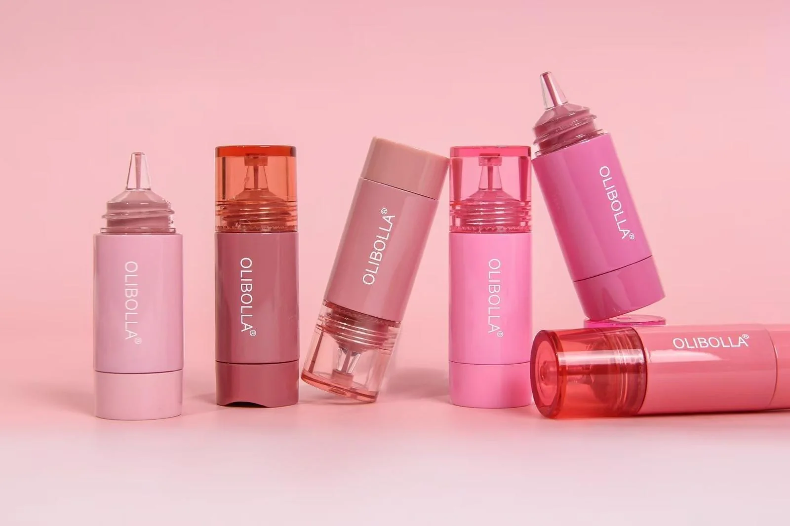 24PCS DISPLAY OLIBOLLA FOR YOUR HEART VIGOROUS LIQUID BLUSH LA-B236 - Image 3