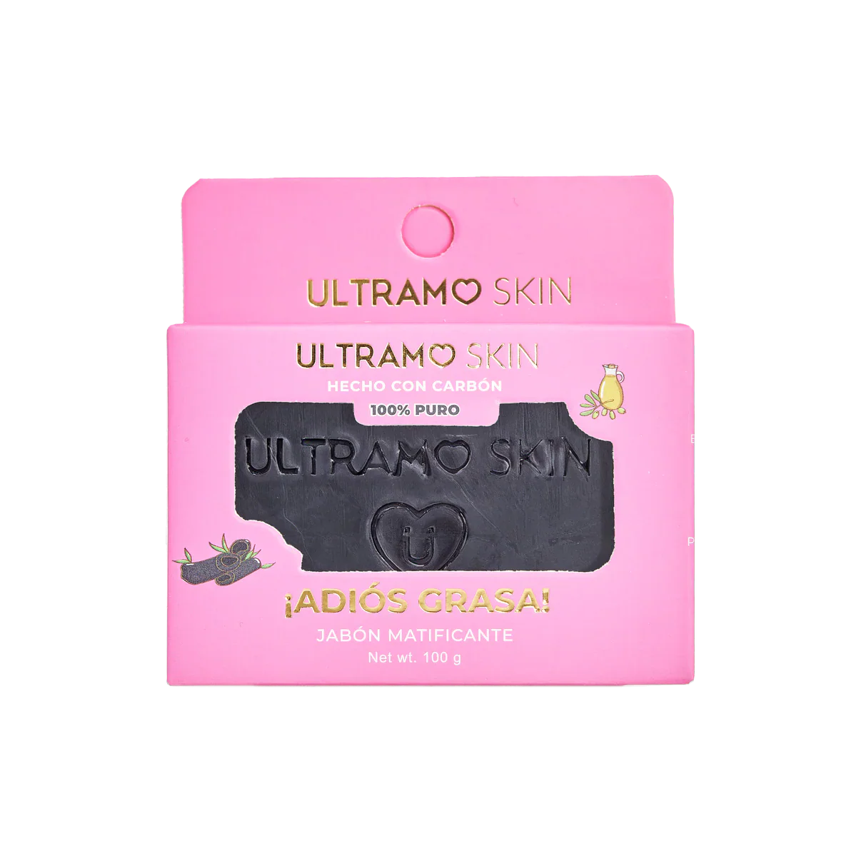 6PCS ULTRAMO JABÓN MATIFICANTE DE CARBÓN FP737